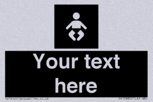 Custom information: black panel baby change